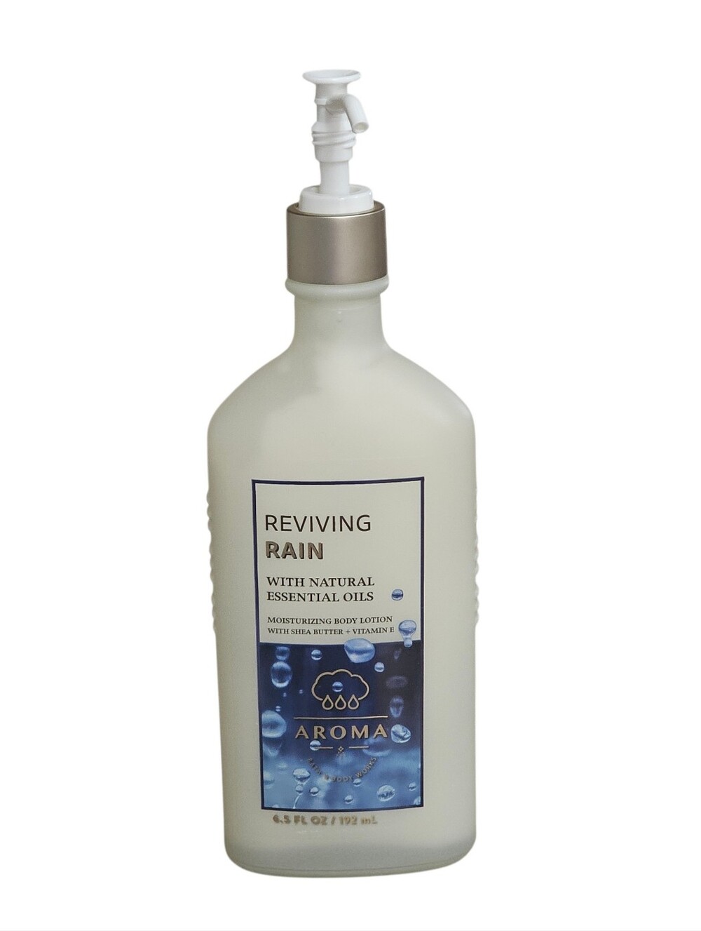 Bath & Body Works Reviving Rain Aroma Essential Oil Moisturizing Lotion 6.5 Oz